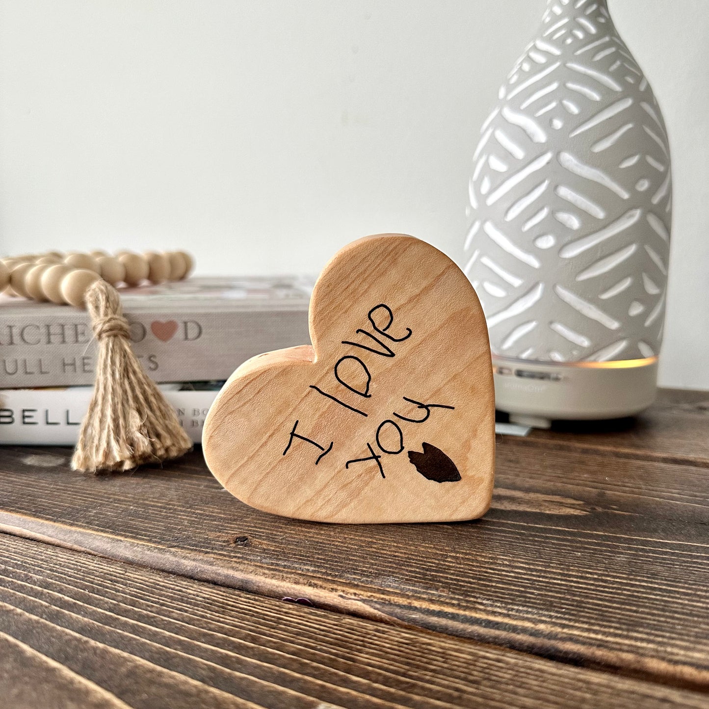 Engraved Handwritten Hearts