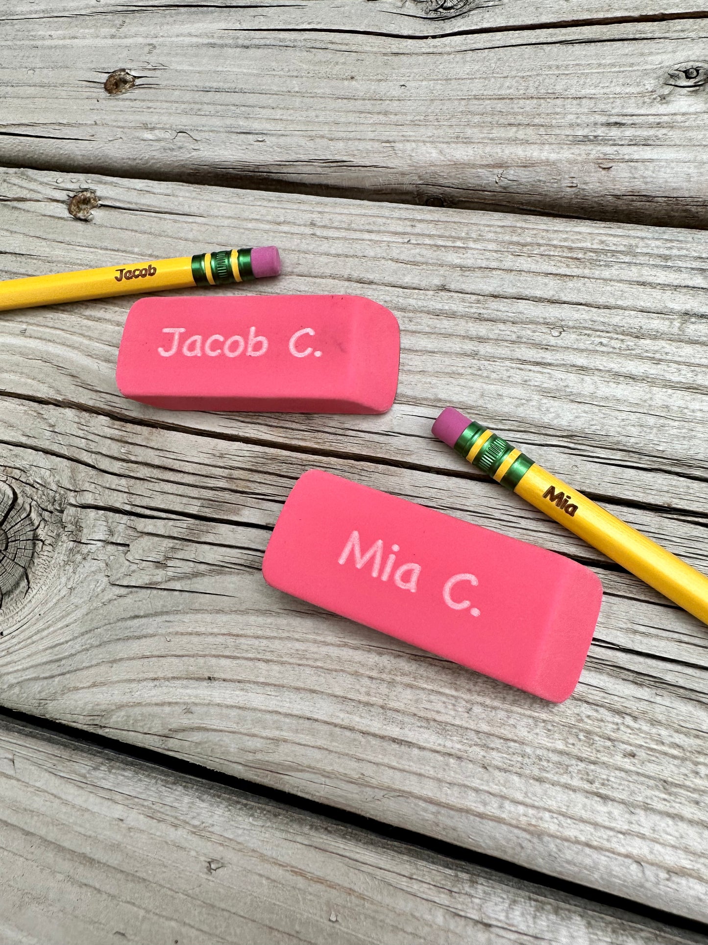 Custom Engraved Erasers