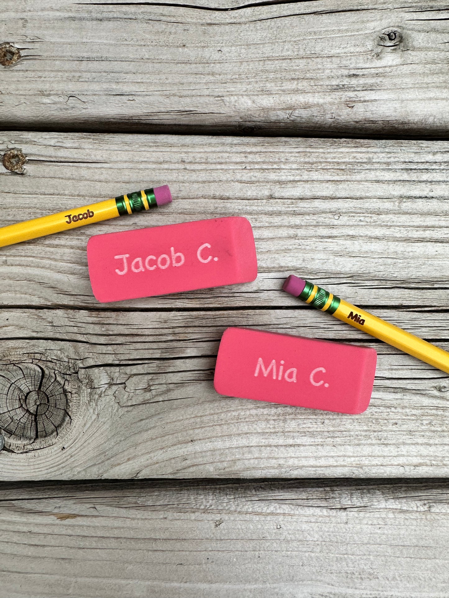 Custom Engraved Erasers