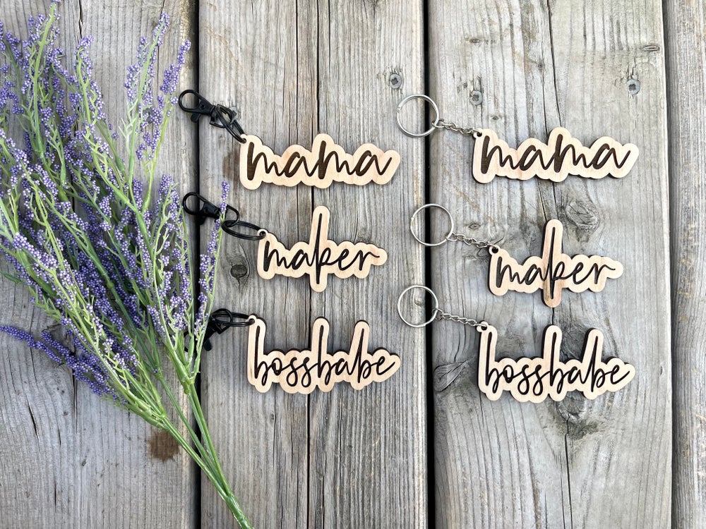 Engraved Wooden Keychains