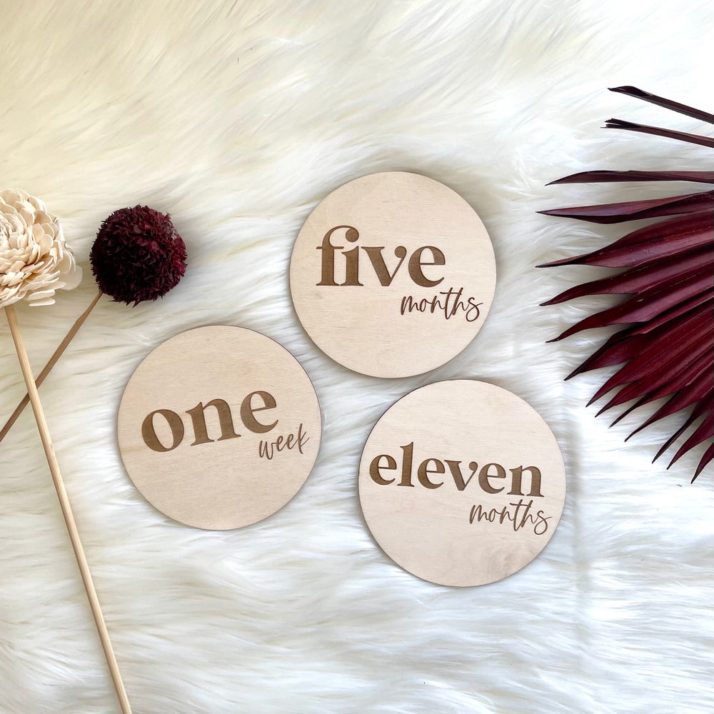 Monthly Milestone Set - Boho Inspired