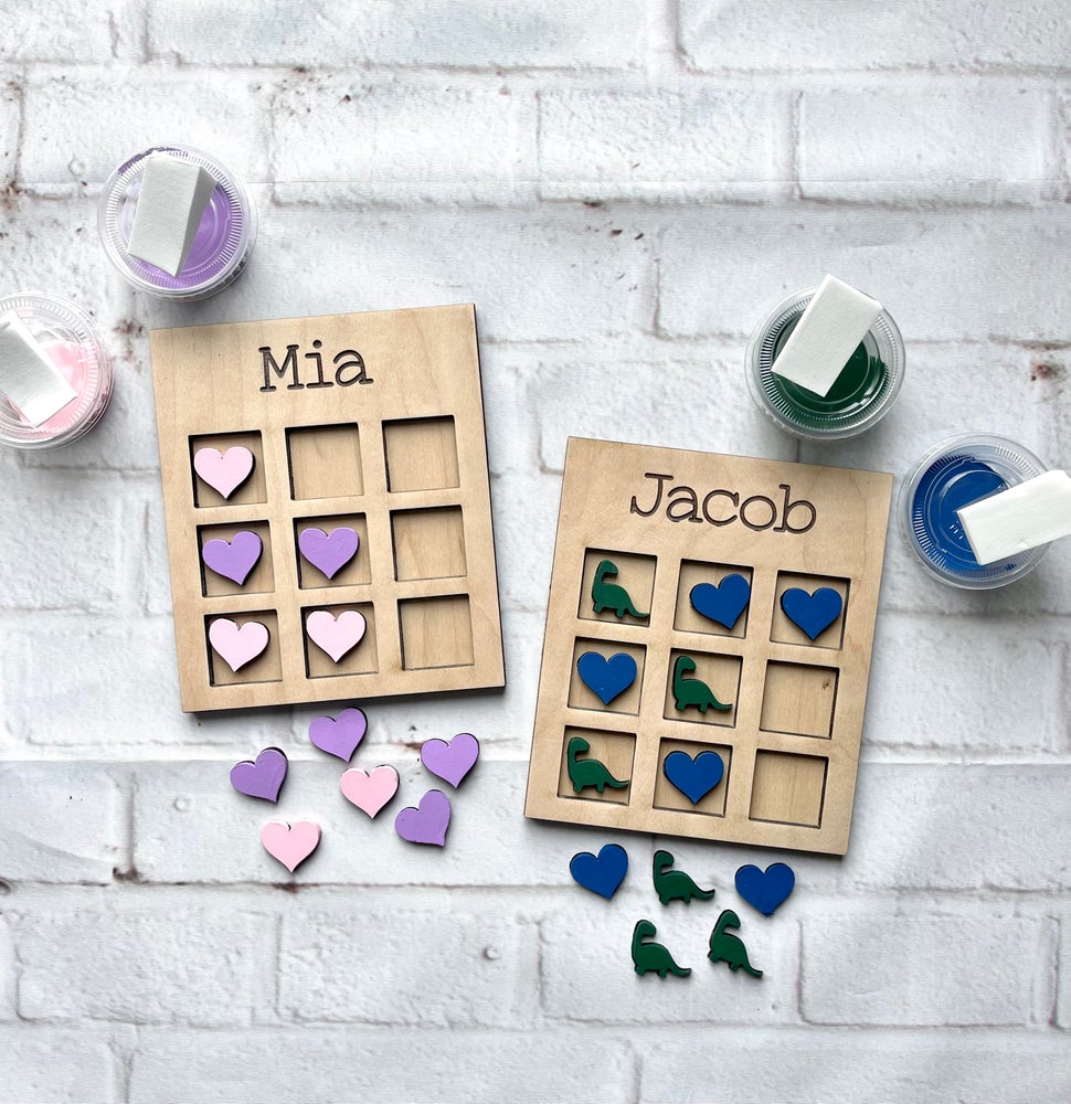 Personalized DIY Tic Tac Toe