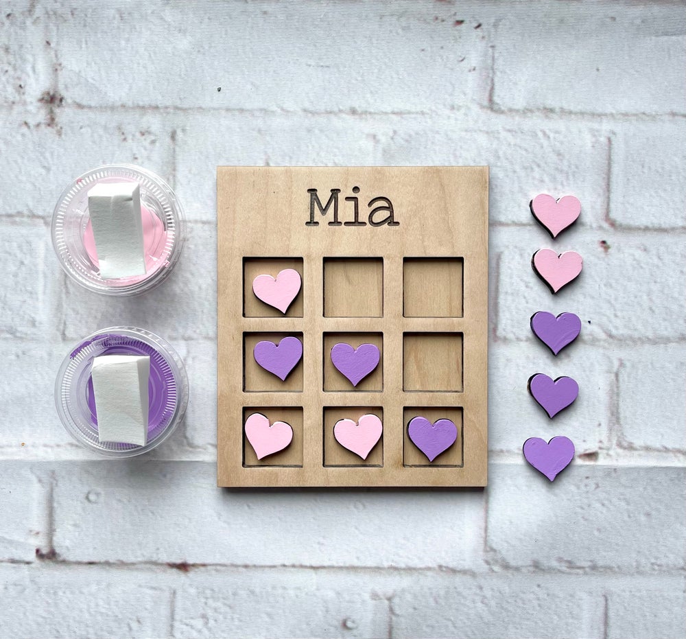 Personalized DIY Tic Tac Toe