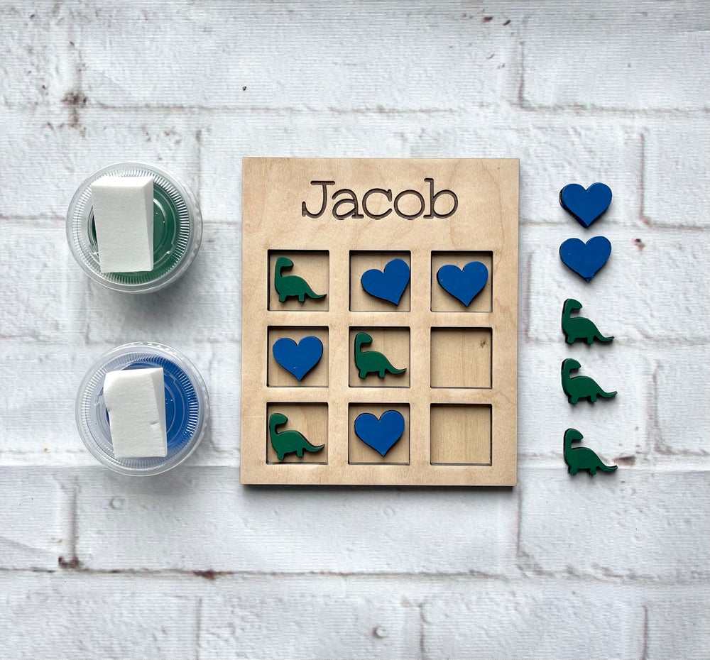 Personalized DIY Tic Tac Toe