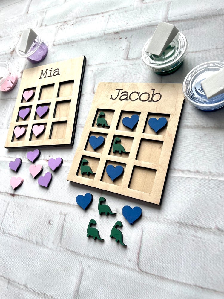 Personalized DIY Tic Tac Toe